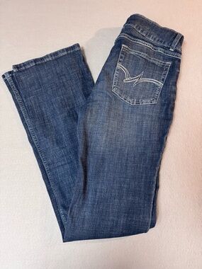 Wrangler Women's Dark Blue Straight Leg Jeans